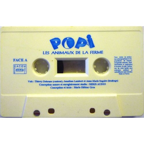 Les Animaux De La Ferme, Les Animaux De La Savane "Popi" Cassette Audio