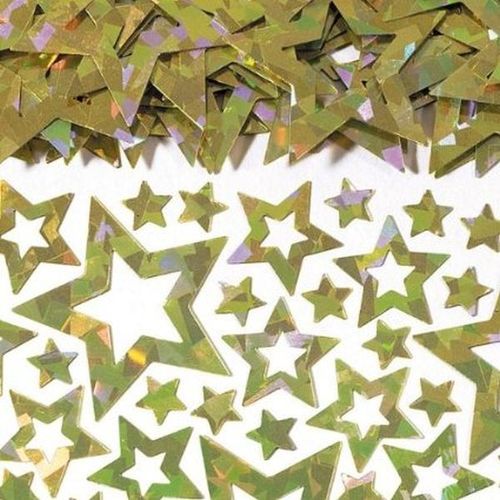 Stars Confetti Party Deco Gold 14g Taille Unique