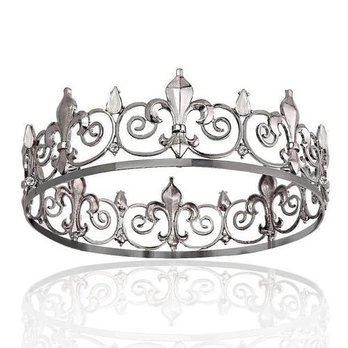 Royal Metal Crown And Tiara Set For Cosplay, Homecoming, Prom, And Parties