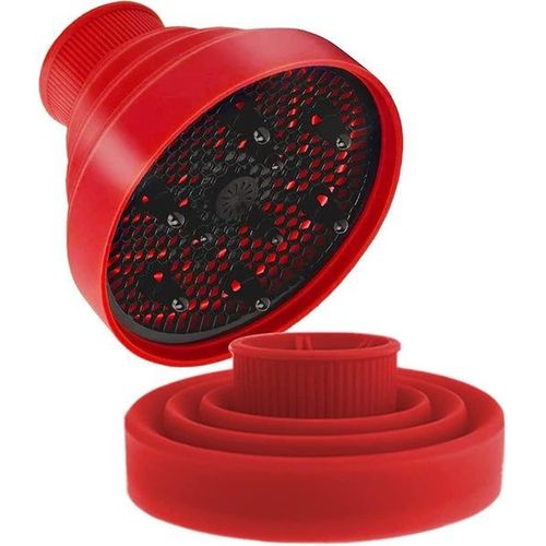 Hair Dryer Diffuser Cover, Silicone Foldable Universal Hair Blower Diffuser