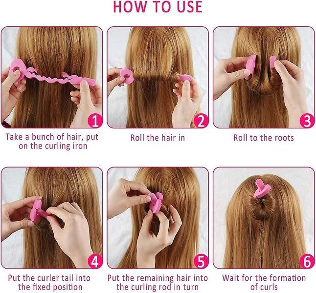 Foam Hair Curlers: 18 Flexible Sponge Rollers For Overnight ... - 2