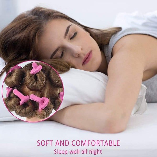 Foam Hair Curlers: 18 Flexible Sponge Rollers For Overnight ... - 3
