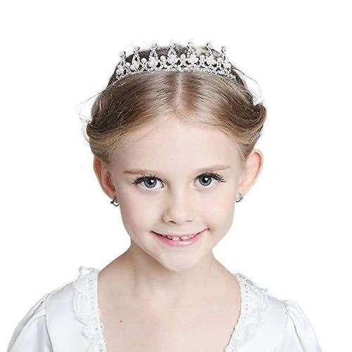 Couronne De Diadème En Cristal Pour Demoiselles D'honneur - Costume De Princesse En Perles