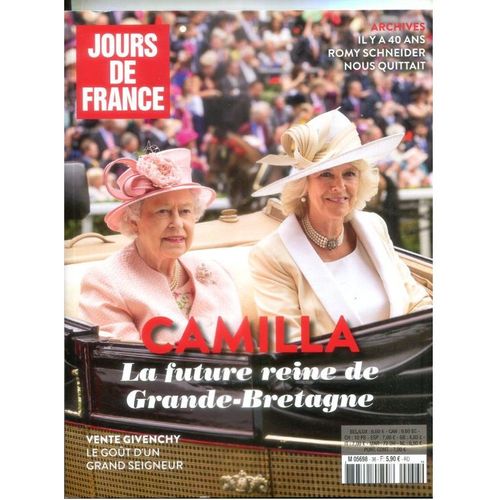 Jours De France - N°36 : Camilla La Future Reine De Grande-Bretagne