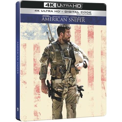 American Sniper [Ultra Hd] 4k Mastering, Steelbook, Digital Copy