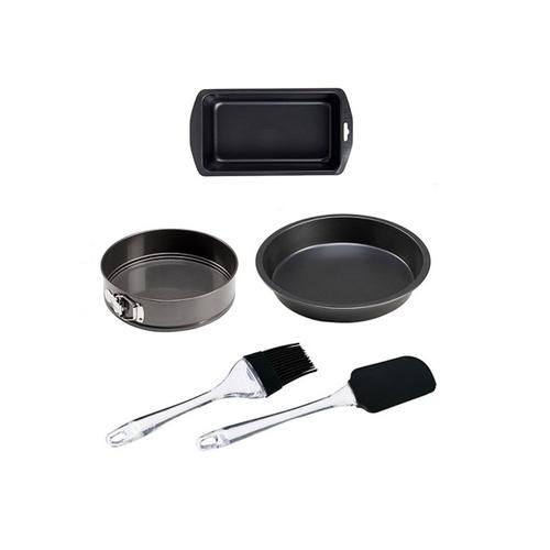 Set de cuisson avec 3 moules, spatule et pinceau