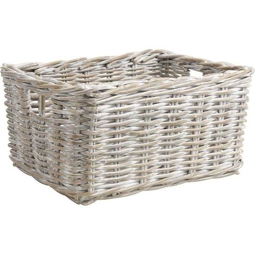Corbeille De Rangement En Poelet Patiné Longueur 48cm