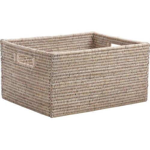 Corbeille Rangement En Rotin 28 X 22 X 15 Cm