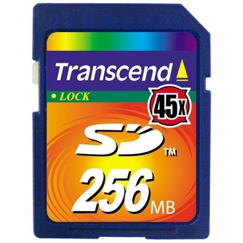 Transcend Ultra Performance 45X - Carte mémoire flash - 256 Mo - 45x - SD