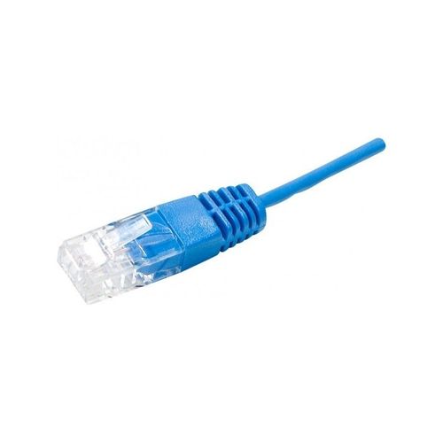 Cordon UTP 1P bleu RJ45/RJ45 Téléphone 100 ohms - 1M