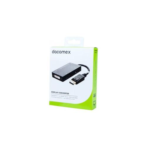 DACOMEX Convertisseur DisplayPort 1.1 vers HDMI, DVI ou VGA