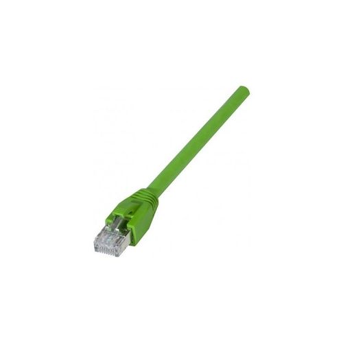 exertis Connect - Cordon de raccordement - RJ-45 (M) pour RJ-45 (M) - 2 m - SFTP, PiMF - CAT 6a - sans halogène, moulé, sans crochet - vert