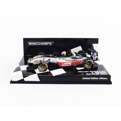 Minichamps 1/43 410030306 Dallara Mugen F303 - Gp F3 Macau 2003 (N. Rosberg) Diecast Modelcar-Minichamps