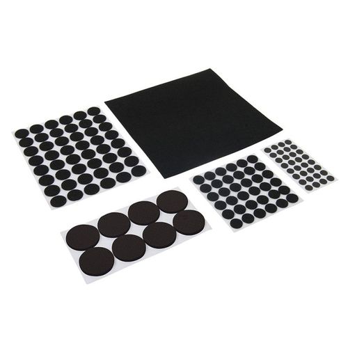 Ensemble de 125 patins en feutre autocollant