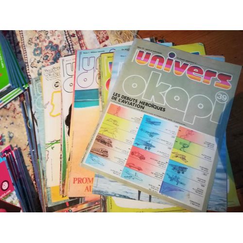 Lot De 49 Magazines L'univers D'okapi