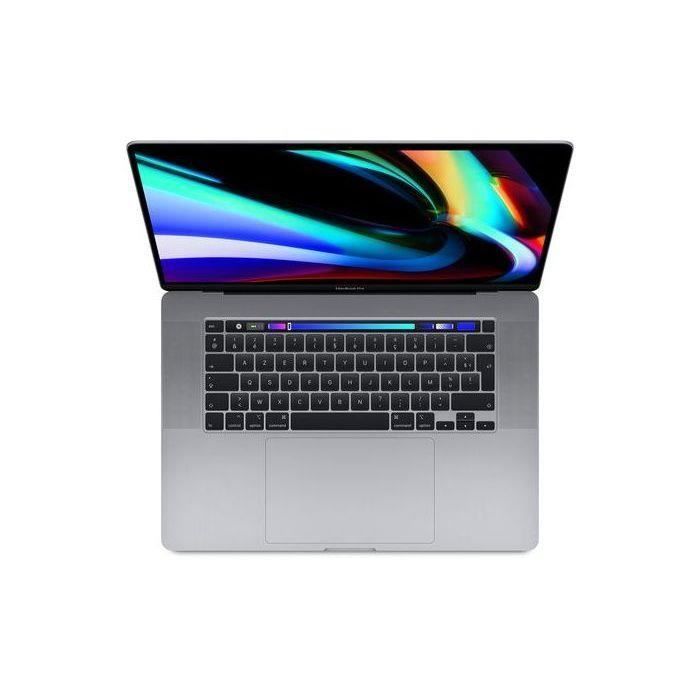 Macbook Pro Touch Bar 16" i9 2,4 Ghz 16 Go 512 Go SSD Gris Sidéral (2019) - Reconditionné - Etat correct