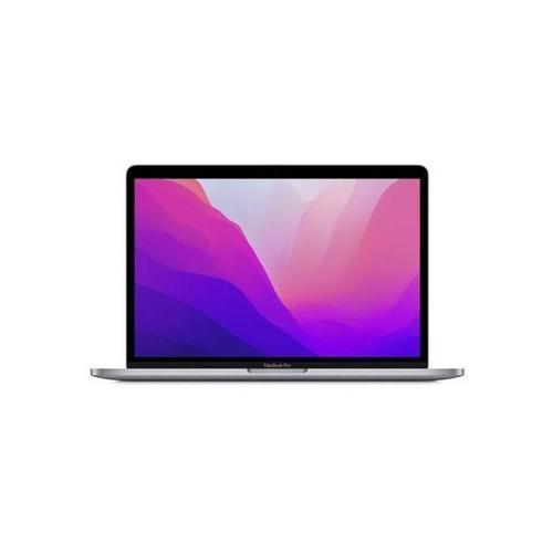 APPLE MacBook Pro Retina Touch Bar 13" Apple M2 3,5 Ghz 8 Go 256 Go SSD Gris Sidéral (2022) - Reconditionné - Etat correct