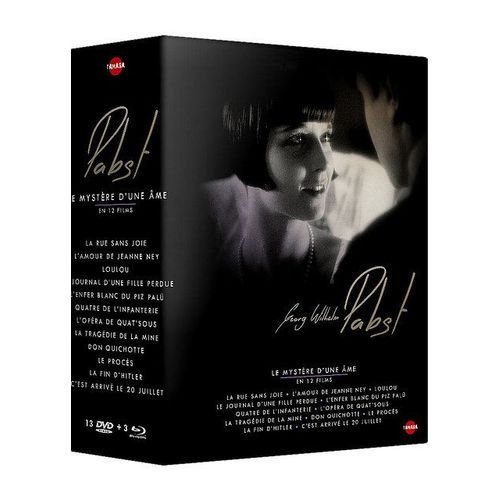 Coffret G.W. Pabst - Le Mystère D'une Âme - 12 Films Dont 3 Combo Blu-Ray Dvd + 1 Livre 132 Pages Illustrées