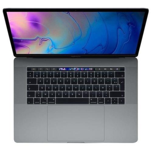 MacBook Pro Touch Bar 15" i9 2,4 Ghz 16 Go RAM 512 Go SSD Gris Sidéral (2019) - Reconditionné - Etat correct