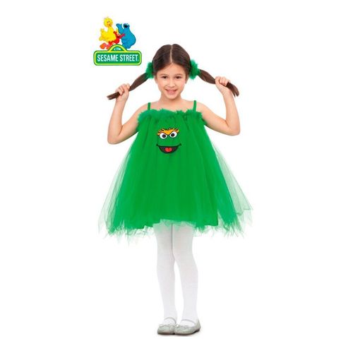 Déguisement Oscar The Grumpy Avec Tutu Pour Fille Et Bébé