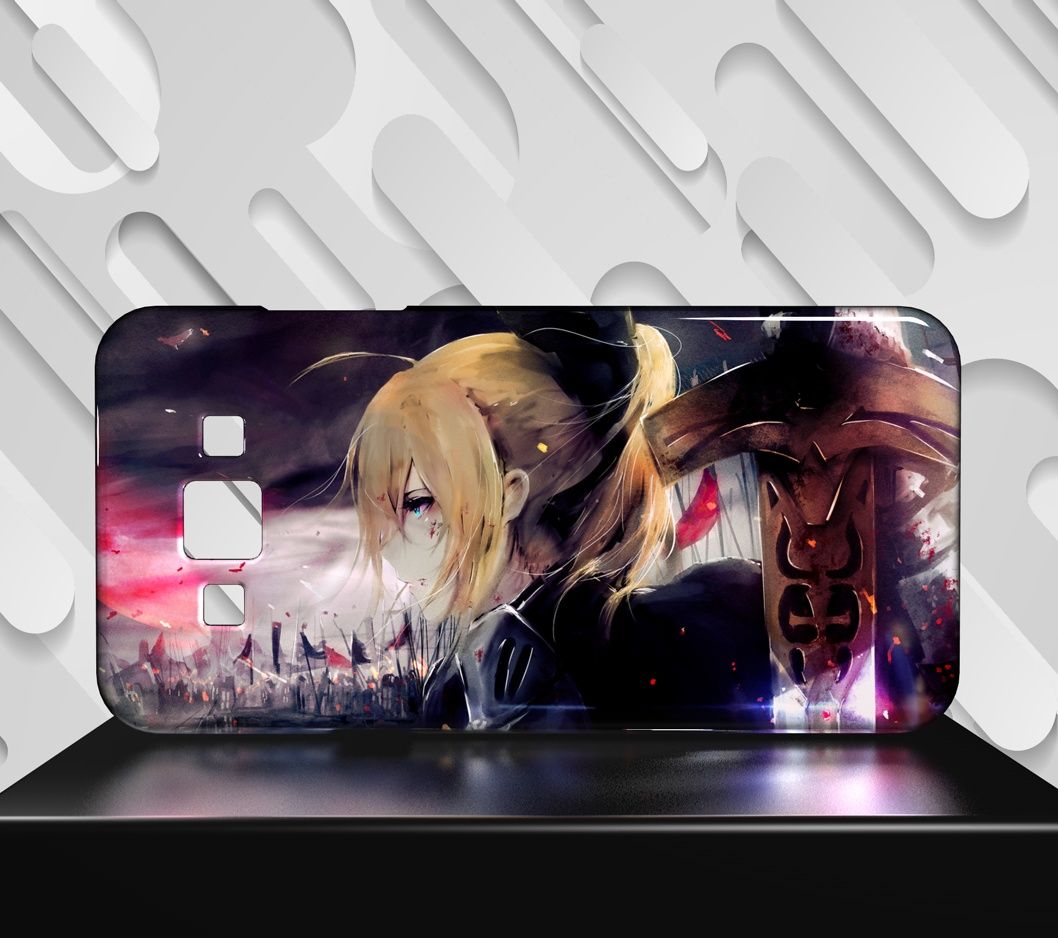 Coque Design Samsung Galaxy E7 Manga Fate Stay Night Heaven's Feel - Réf 04