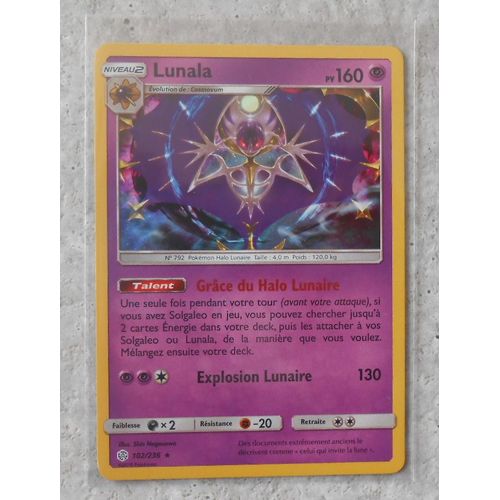 Lunala Holo 102/236 - Sl12 - Eclipse Cosmique - Vf