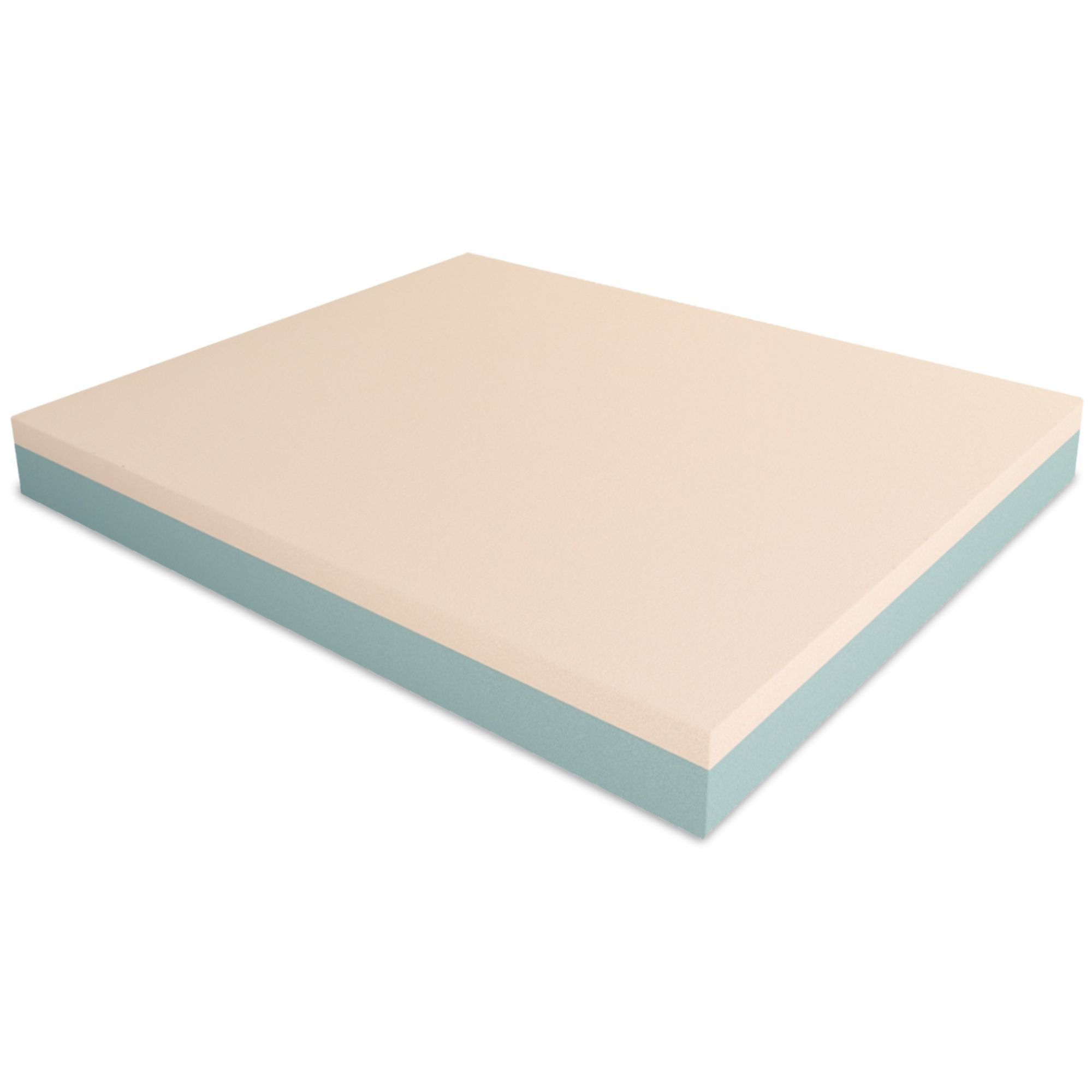 Matelas 2 Couches Monozone 9 + 3 Cm Mousse A Mèmoire- Coutil Déhoussable Aloe Vera- Épaisseur 14 Cm. 90 X 200 Cm