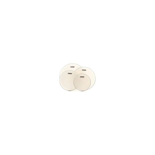 Evans Epp-Uv1-R - Pack Rock Uv1 - Peaux Sablées (10'', 12'', 16'') Et Peau De Frappe Pour Caisse Claire 14'' Uv1 Sablée
