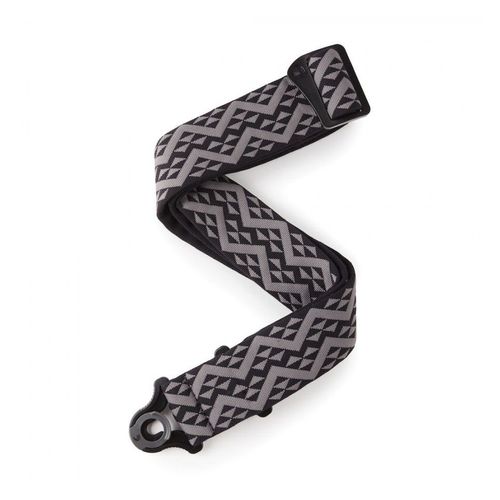 D'addario 50bal03 - Sangle Auto Lock Pour Guitare, Motif Black Padded Geometric