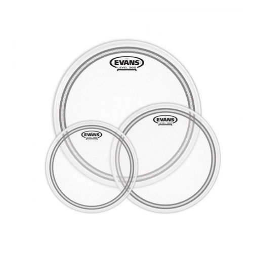 Evans Etp-Ec2sctd-R - Packs De Peaux De Toms Ec2 Sablées, Rock (10'', 12'' Et 16'')