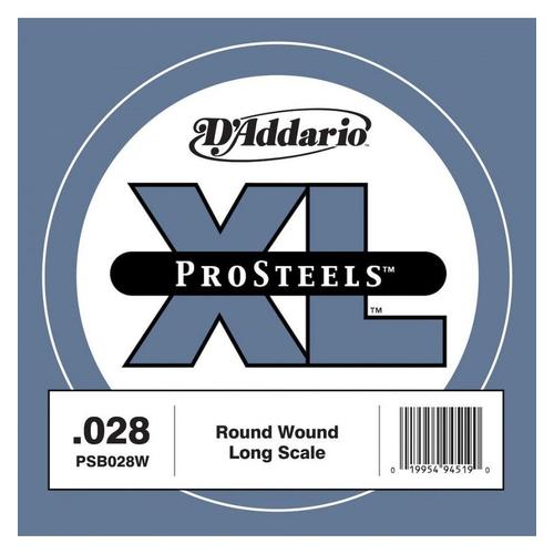 D'addario Prosteels Psb028w, Corde Longue, .028 - Corde Au Détail Guitare Basse