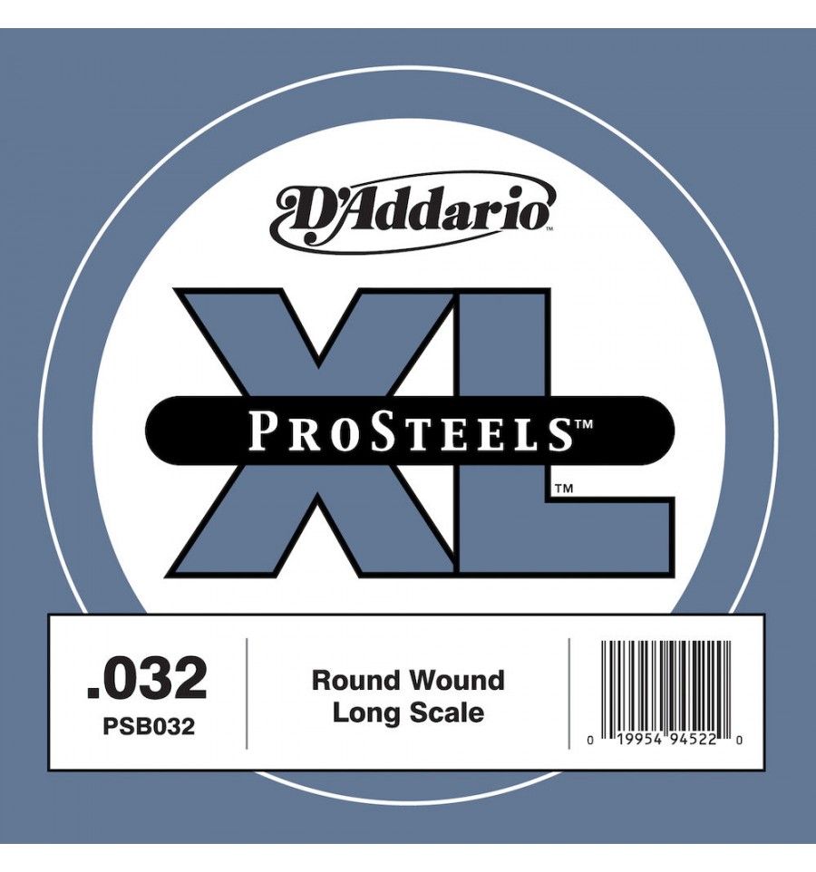 D'addario Prosteels Psb032, Corde Longue, .032 - Corde Au Détail Guitare Basse