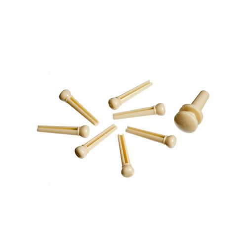 Planet Waves Pwps11 - Jeu De Vis De Chevalet Avec Vis De Fin, Jeu De 7, Ivoire