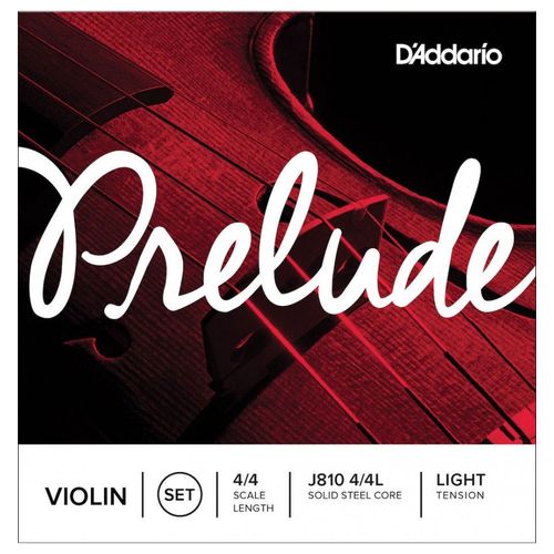 D'addario J810 4/4l - Jeu De Cordes Violon Prelude, Manche 4/4, Light
