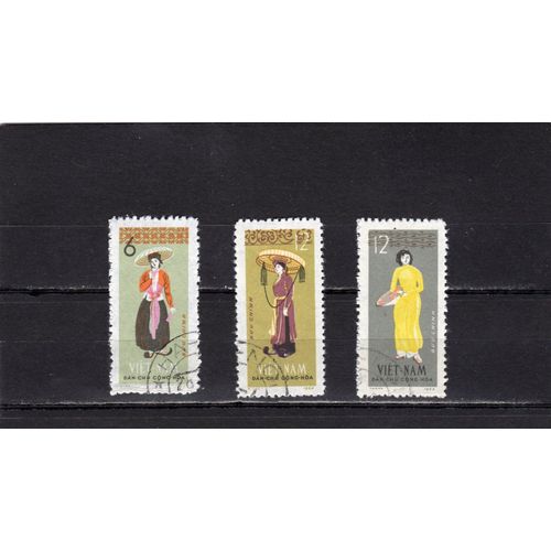 Timbres-Poste Du Viet-Nam Du Nord (Costumes)