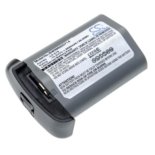 vhbw Batterie compatible avec Canon EOS 1Ds Mark 3, 1Ds Mark III, 1DX, 1D X, R3, X Mark II appareil photo, reflex numérique (2600mAh, 10,8V, Li-ion)