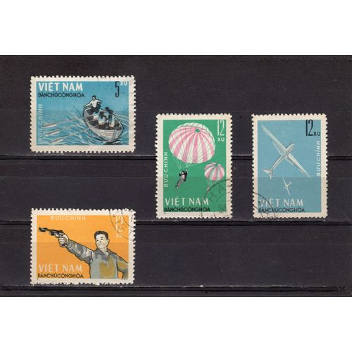 Timbres-Poste Du Viet-Nam Du Nord (Jeux Sportifs Militaires)