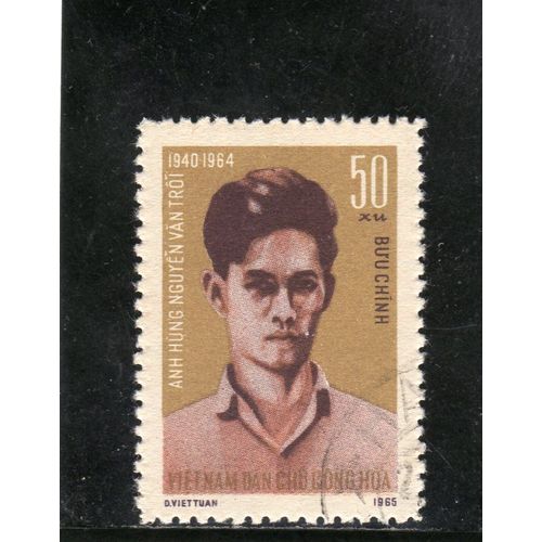 Timbre-Poste Du Viet-Nam Du Nord (Anniversaire De La Mort De Nguyen Van Troi)