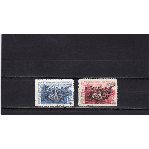 Timbres-Poste Du Viet-Nam Du Nord (20ème Anniversaire De La Révolution DAoût)