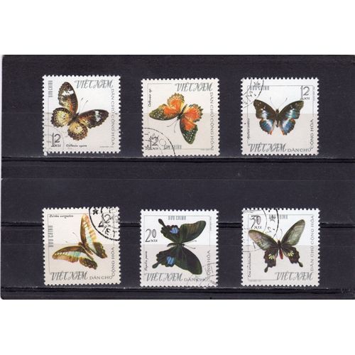 Timbres-Poste Du Viet-Nam Du Nord (Papillons)