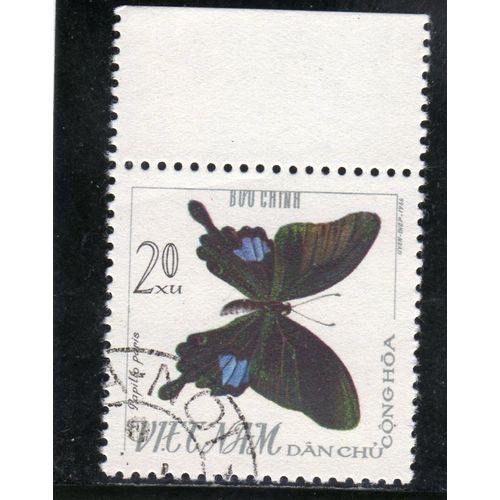 Timbre-Poste Du Viet-Nam Du Nord (Papillon)