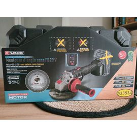 Meuleuse d'angle sans fil 20V Parkside