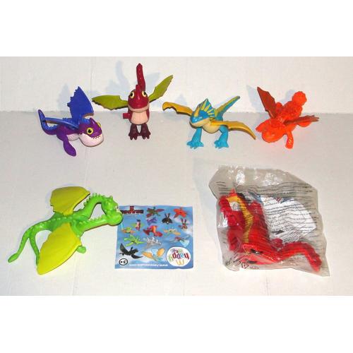 Figurine Dragon 2 Dreamworks Lot 6 Personnages Happy Meal