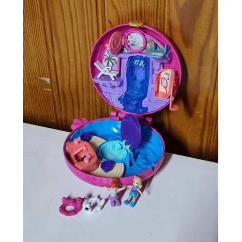 Playset Polly Pocket La Piscine Du Flamant Rose Mattel Fry38