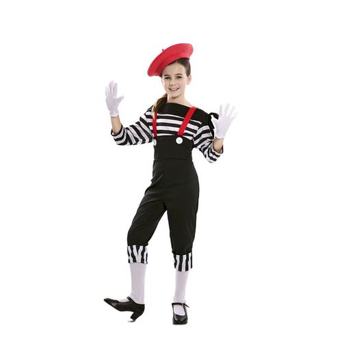 Déguisement De Mime Pour Fille (Taille 3-4a)