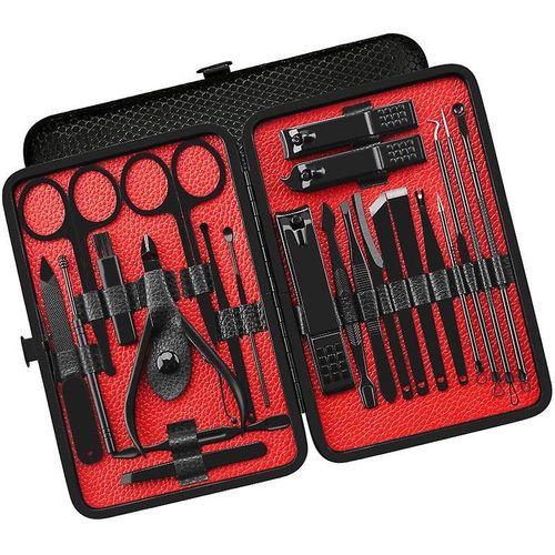 Ensemble De Nail Art : Ensemble De Pédicure Et Coupe-Ongles Professionnels En Acier Inoxydable De 23 Pièces 
