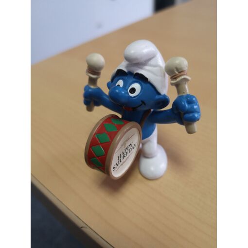 Schtroumpf Anniversaire Tambour Figurines Rakuten
