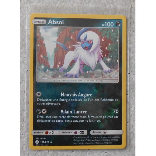 Absol Reverse 133/236 - Sl12 - Eclipse Cosmique - Vf