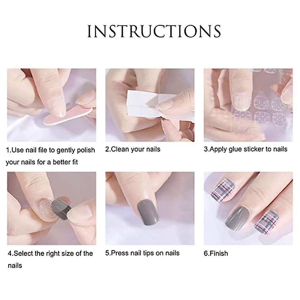 Faux Ongles Ballerine Cercueil Rose Mat Pour Femme  - 2