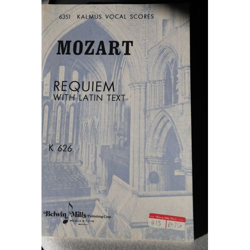 Partition Requiem Mozart